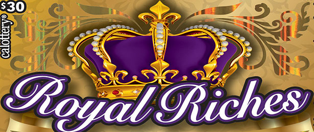 Royal Riches scratch-off ticket