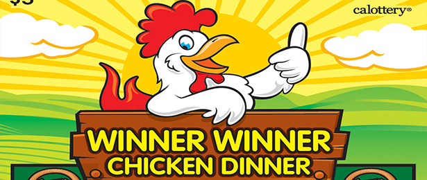 Winner Winner Chicken Dinner scratch-off ticket