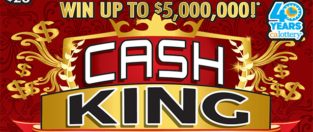 Cash King scratch-off ticket