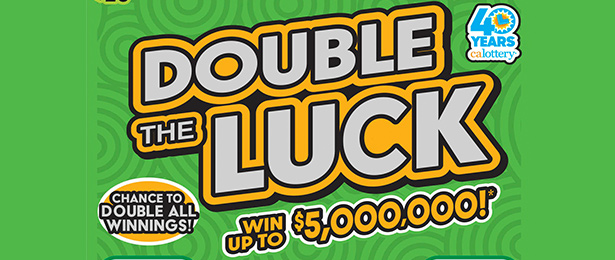 Double The Luck scratch-off ticket