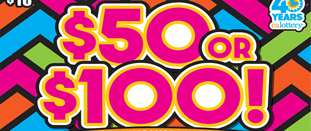 $50 or $100! scratch-off ticket