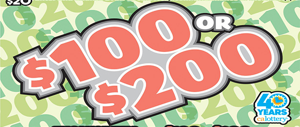 $100 or $200 scratch-off ticket