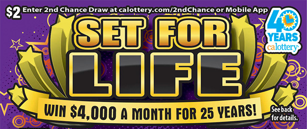 Set for Life scratch-off ticket