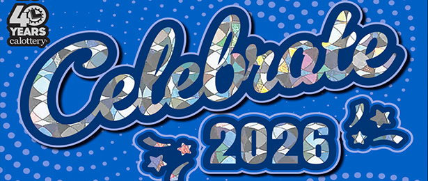 Celebrate 2026 scratch-off ticket