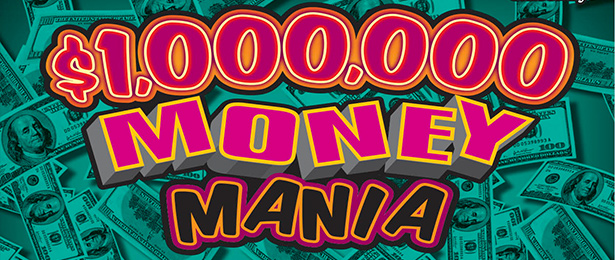 $1,000,000 Money Mania scratch-off ticket