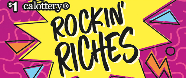 Rockin' Riches scratch-off ticket