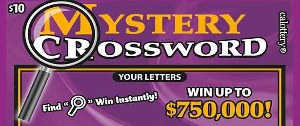 Mystery Crossword scratch-off ticket