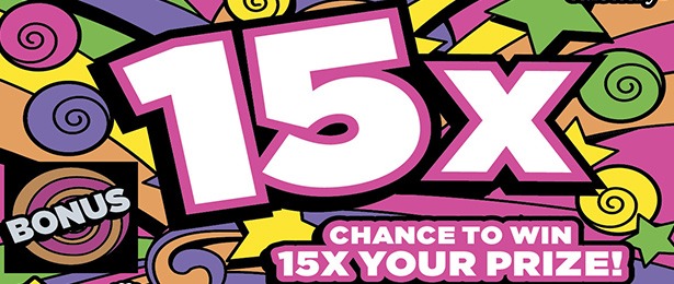15X scratch-off ticket