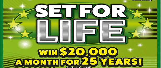 Set For Life scratch-off ticket
