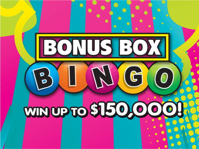 BONUS BOX BINGO scratch-off ticket