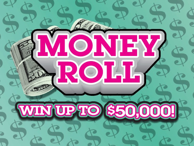 Money Roll scratch-off ticket