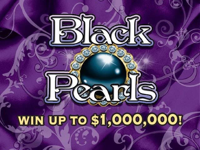 Black Pearls scratch-off ticket