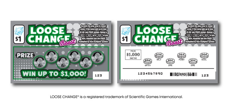 Loose Change® Boost scratch-off ticket