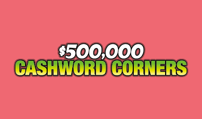 $500,000 CASHWORD CORNERS 2023 scratch-off ticket