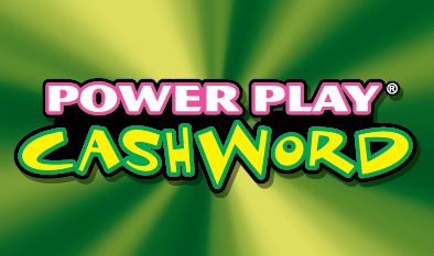 POWER PLAY® CASHWORD scratch-off ticket