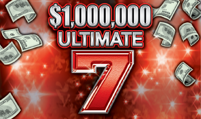 $1,000,000 ULTIMATE 7 scratch-off ticket