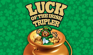 LUCK OF THE IRISH TRIPLER scratch-off ticket