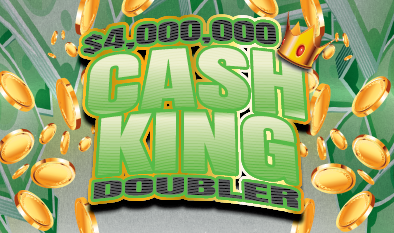 $4,000,000 CASH KING DOUBLER scratch-off ticket