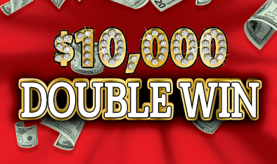 $10,000 DOUBLE WIN scratch-off ticket