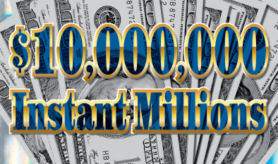 $10,000,000 INSTANT MILLIONS scratch-off ticket