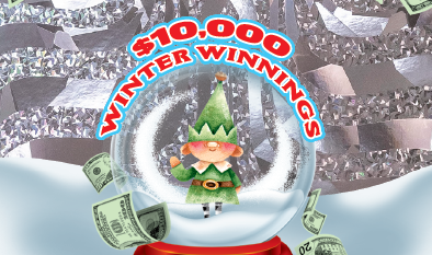 $10,000 WINTER WINNINGS scratch-off ticket