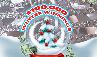 $1,000,000 WINTER WINNINGS scratch-off ticket