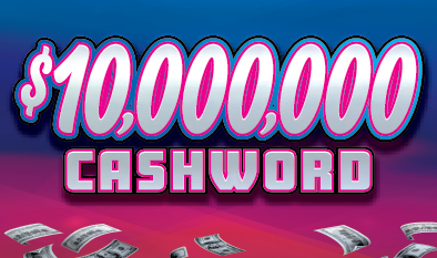 $10,000,000 CASHWORD scratch-off ticket