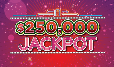 $250,000 JACKPOT scratch-off ticket