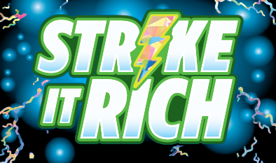 STRIKE IT RICH scratch-off ticket