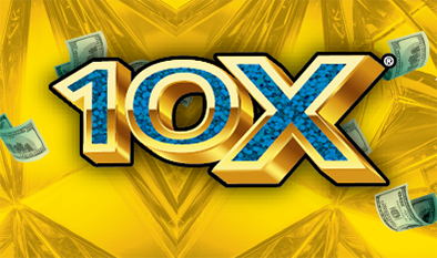 10X scratch-off ticket