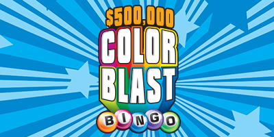 $500,000 COLOR BLAST scratch-off ticket