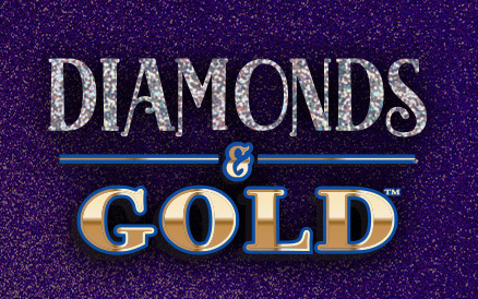 Diamonds & Gold scratch-off ticket