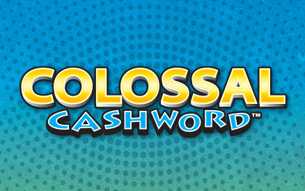 Colossal Cashword scratch-off ticket