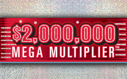 $2,000,000 Mega Multiplier scratch-off ticket