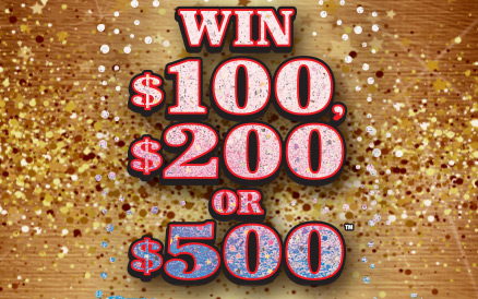 Win $100, $200 or $500 scratch-off ticket