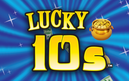 Lucky 10s scratch-off ticket