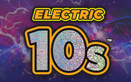 Electric 10s scratch-off ticket