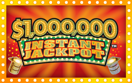 $1,000,000 Instant Jackpot scratch-off ticket