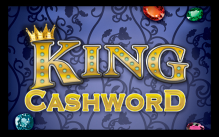 King Cashword scratch-off ticket