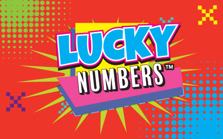 Lucky Numbers scratch-off ticket