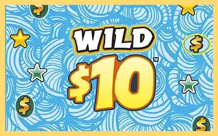 Wild $10 scratch-off ticket