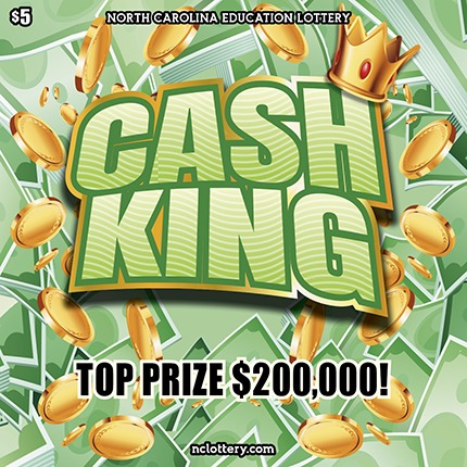 Cash King scratch-off ticket