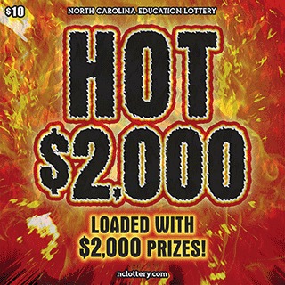Hot $2,000 scratch-off ticket