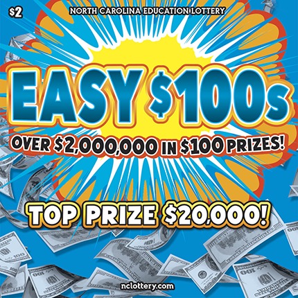 Easy $100s scratch-off ticket