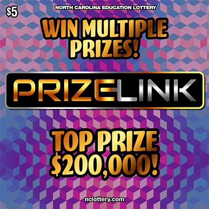 Prize Link Connect scratch-off ticket