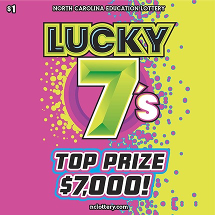 Lucky 7s scratch-off ticket