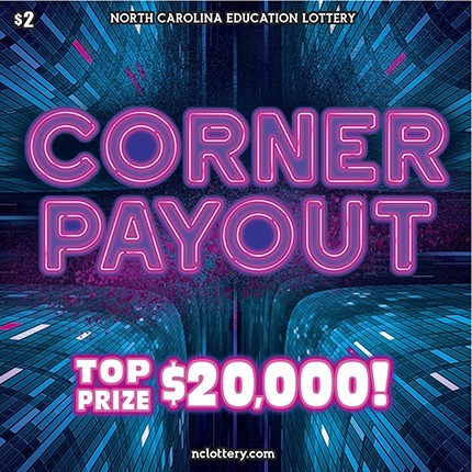 Corner Payout scratch-off ticket