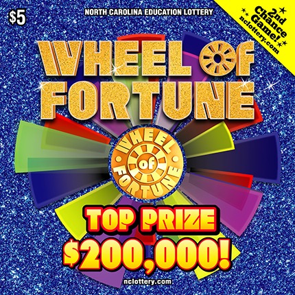 Wheel of Fortune scratch-off ticket