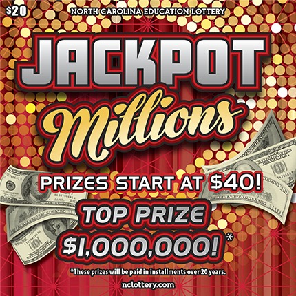 Jackpot Millions scratch-off ticket