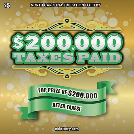 $200,000 Taxes Paid scratch-off ticket